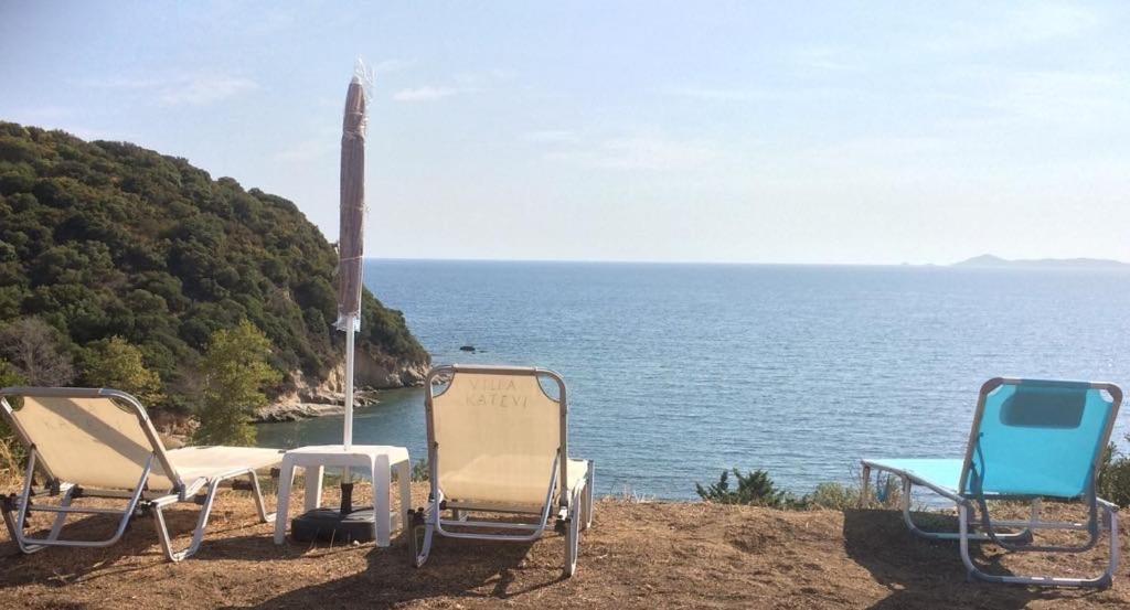 Katevi Luxury Seafront Villa Ierissós Luaran gambar